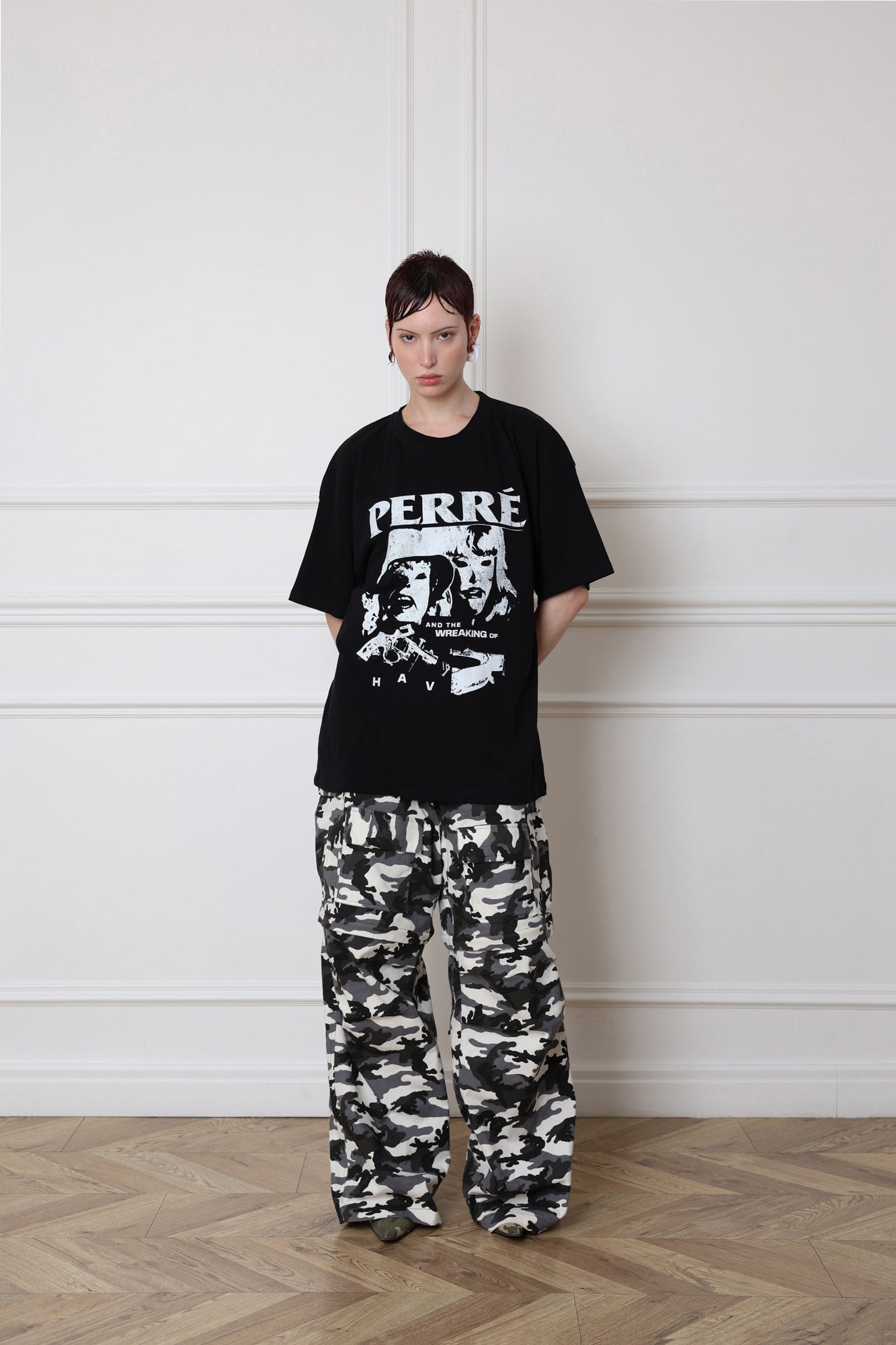 HAVOC / SHORT SLEEVE TEE (BLACK)