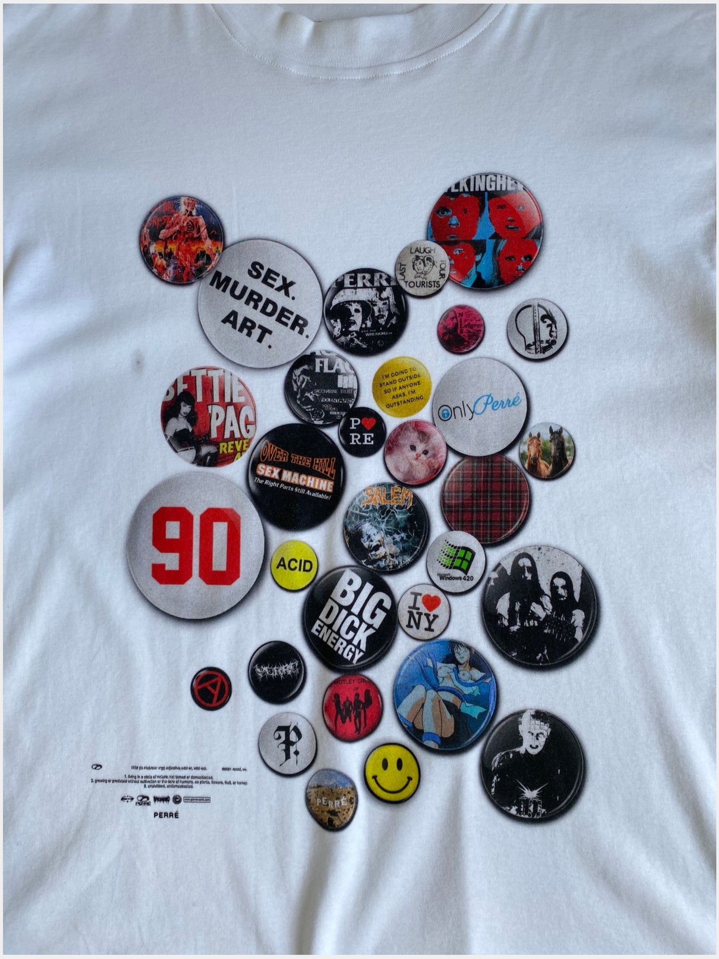 BADGE / SHORT SLEEVE TEE (WHITE)